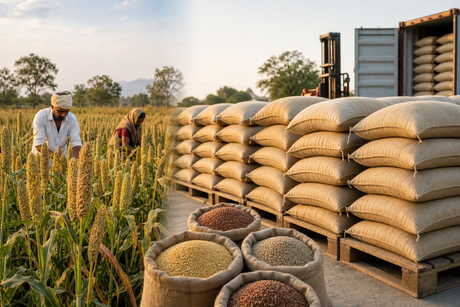 Millet sourcing and export