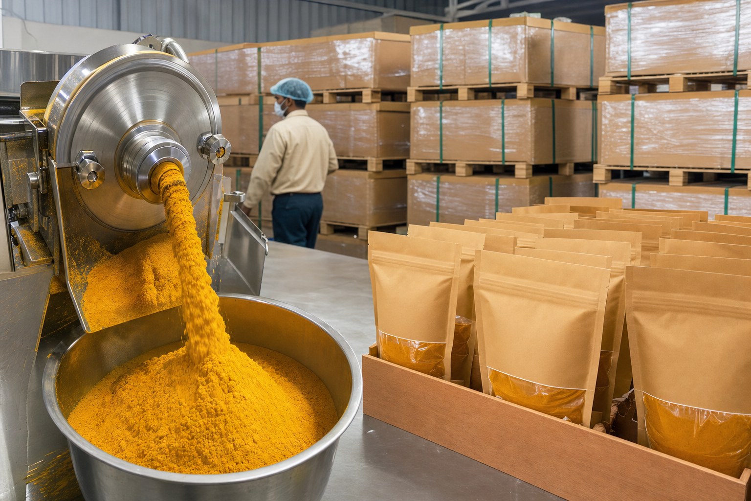 Spice processing and export